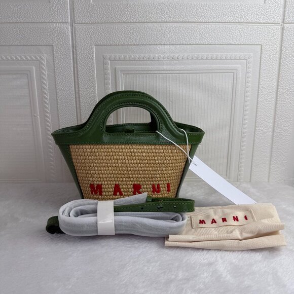 NWT MARNI Tropicalia small Tote bag - Picture 1 of 8